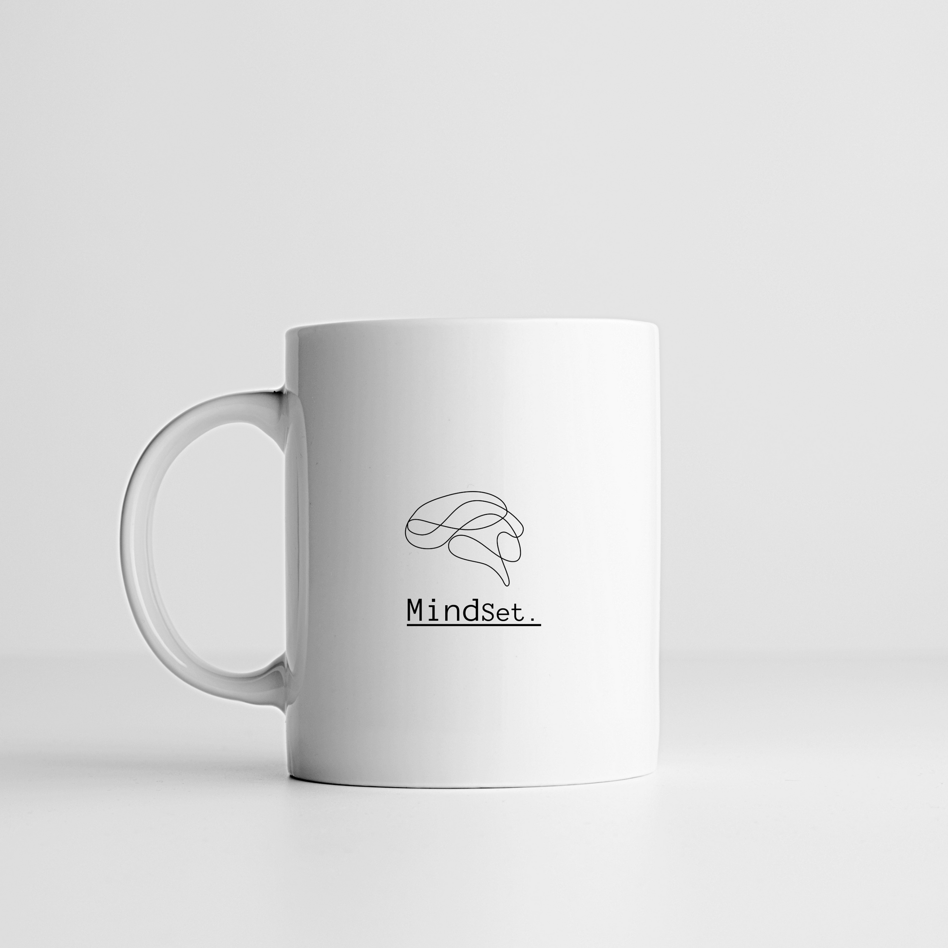White positive thinking Mug